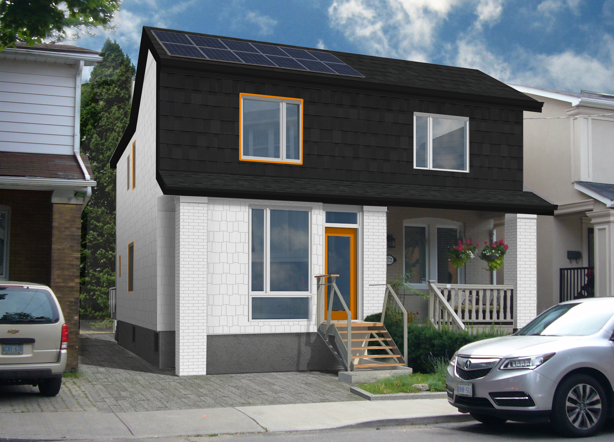 Net-zero Upgrade to Toronto Semi-Detached House