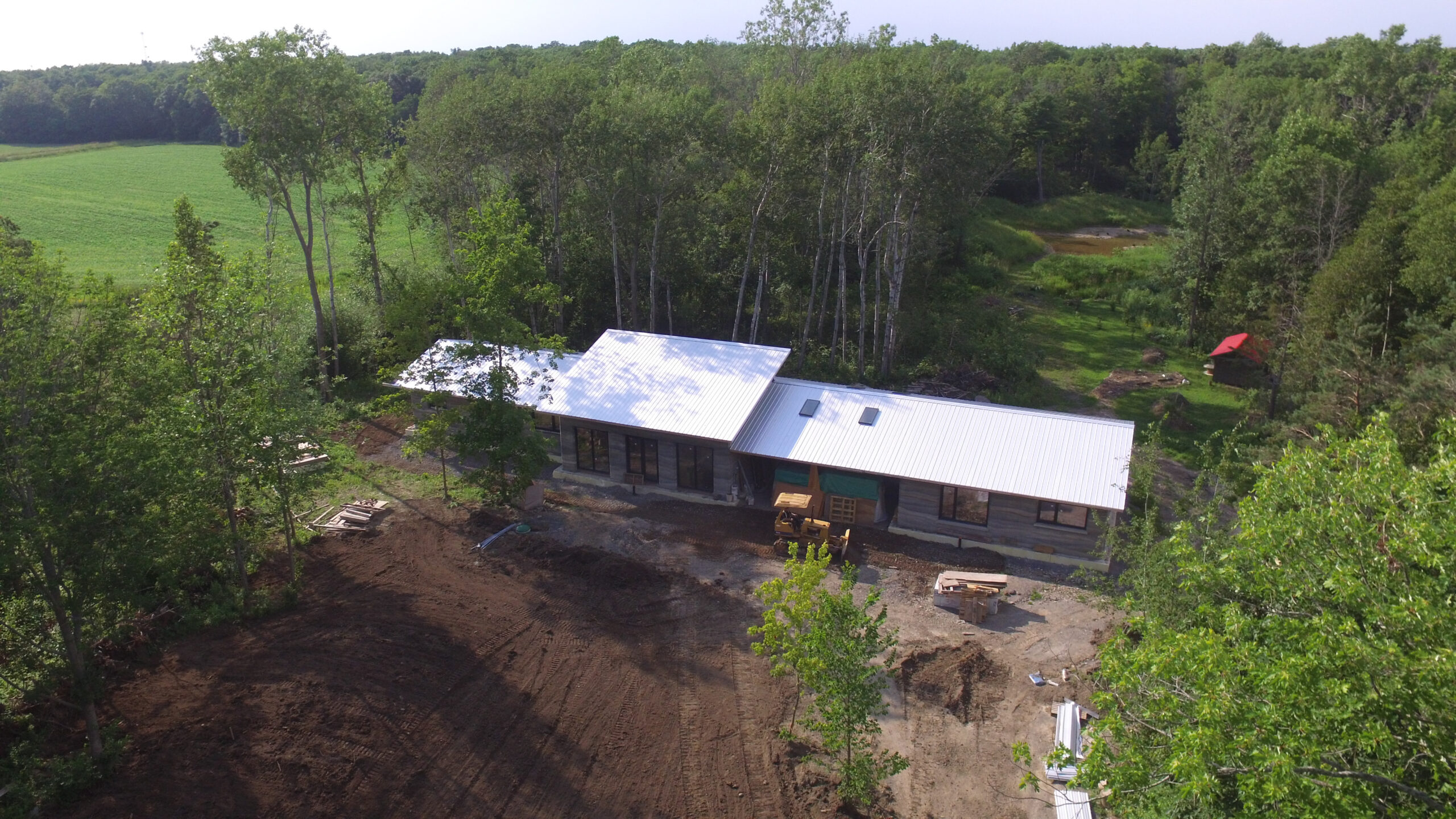 Prince Edward County Rammed Earth House – Construction Update – Fall 2023