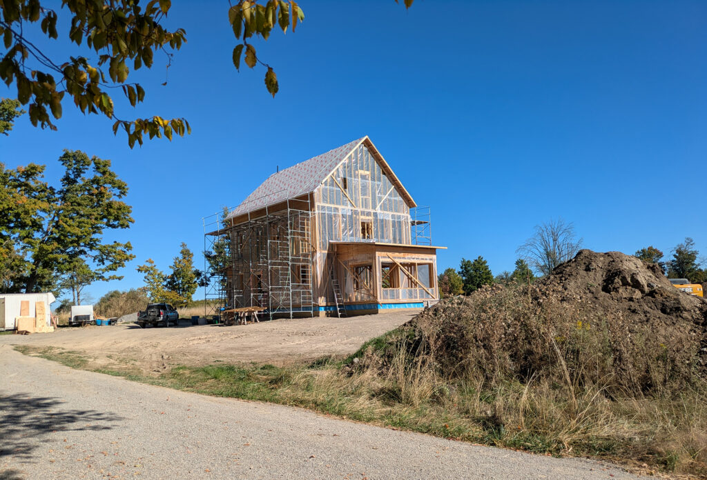 Peterborough Straw Bale Passive House – Construction Update